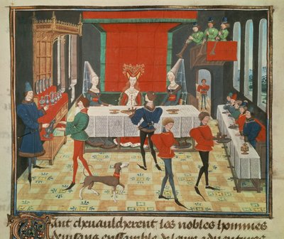 Table Service of a Lady of Quality, from the Renaud de Montauban Cycle by Loyset Liedet